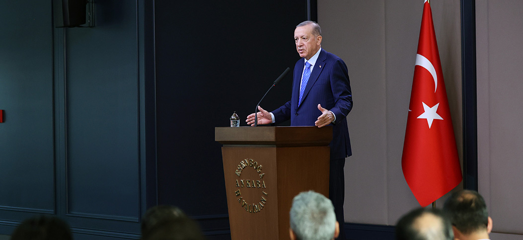 Cumhurbaşkanı Erdoğan, Semerkant'a hareketi öncesi basın toplantısında konuştu
